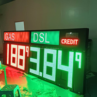 Señalización digital y displays con pantalla led para gasolinera