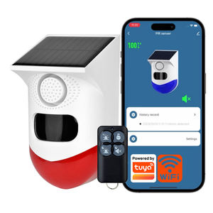 Alarme de sécurité domestique CT80WR, anti-vol, détecteur de mouvement extérieur TUYA WIFI, détecteur de mouvement PIR, alimenté par énergie solaire, étanche IP65, capteur de mouvement - Product Image 1