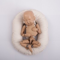 Recurso Didáctico: Modelo de Recién Nacido para Fotos de Bebés (Full Moon), Suministros para Fotografía, Articulaciones Flexibles, Muñeco Simulado para Prácticas y Recién Nacidos