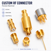 Conector JSSMP JHDT13 S JSSMP Hembra para Montaje en PCB, Chapado en Oro, para Hardware de Radio Compacto