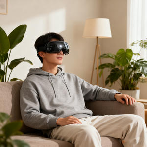 El Último Masajeador de Ojos con Máscara Térmica, Compresa Caliente, 5 Modos de Masaje y Control de Tiempo, Música Bluetooth para Mejorar el Sueño - Product Image 4