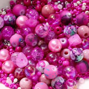 थोक हॉट सेलिंग मिश्रित रंग 8 मिमी छोटे और बड़े ग्लास के लिए छोटे चावल बियर के संयोजन - Product Image 4