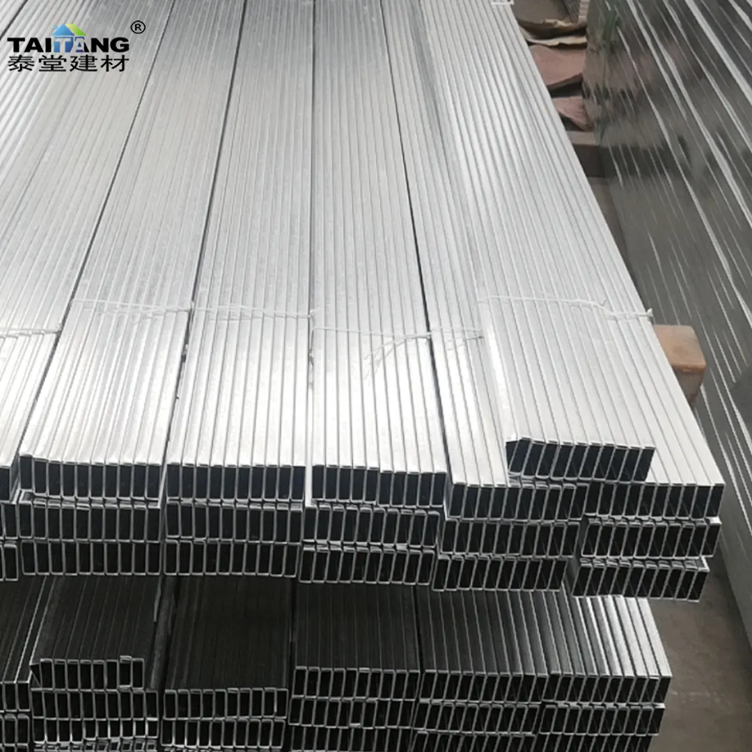 Sıcak satış toptan fiyat 2X4 C kanal çelik boyutları yapısal çelik galvanizli C profilleri