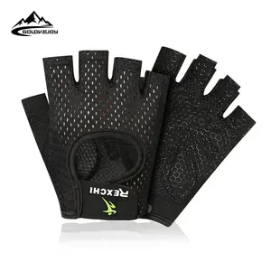 Suovejoy — gants de Fitness personnalisés, sans doigts, pour lever de poids, musculation, pour hommes et femmes, entraînement, vente en gros, XG07