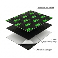 Tapis insonorisant en caoutchouc butyle Langjing pour voiture, feuille d'insonorisation et d'amortissement du bruit pour l'isolation acoustique des véhicules