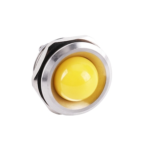 28mm vít thiết bị đầu cuối nhị sắc hoặc Tricolor thí điểm dẫn ánh sáng không thấm nước IP67 Nickel mạ đồng 12V 24V 220V kim loại chỉ số đèn - Product Image 1