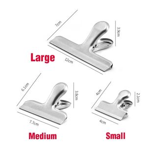 <span class=keywords><strong>Clip</strong></span> per Sacchetti in Acciaio Inox per Cucina, Casa, Ufficio, Conservazione Alimenti, Caffè - Product Image 4