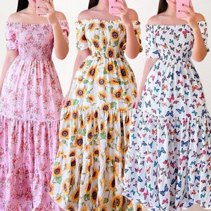 Vêtements d'occasion de haute qualité en gros pour l'industrie du prêt-à-porter, Ropa De Mujer, Expédition aléatoire, Nouvelle robe de mode pour femme - Product Image 1