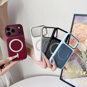 เคสโทรศัพท์มือถือแบบแม่เหล็กคุณภาพสูง ลายคาร์บอนไฟเบอร์ สำหรับ iPhone 18 17 16 15 pro max ปุ่ม AI ป้องกันฝาหลัง - Product Image 2