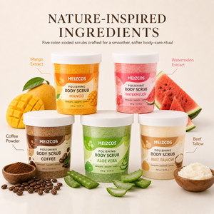 Exfoliante Corporal de Mango, Sandía, Café, Aloe Vera y Sebo de Res, Exfoliante de Gránulos Finos de 300g <span class=keywords><strong>para</strong></span> el Cuidado de la Piel Suave - Product Image 3