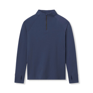 PASUXI, mallas deportivas para <span class=keywords><strong>hombre</strong></span>, <span class=keywords><strong>camiseta</strong></span> personalizada de cuello alto con media cremallera, camisetas de <span class=keywords><strong>manga</strong></span> <span class=keywords><strong>larga</strong></span> de Color sólido de secado rápido, camisetas formales - Product Image 4
