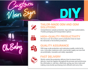 Feliz cumpleaños 3D letras de neón luces personalizadas Color ajustable Control remoto LED Bar luces decorativas a prueba de agua - Product Image 6