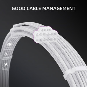 PSU SLEEVE <strong>CABLE</strong> PVC Sleeve PSU Extension <strong>Cable</strong> 300mm <strong>for</strong> ATX 24pin 8pin 12pin 8pin <strong>Computers</strong> - Product Image 2