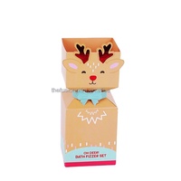 Boîtes cadeaux pliables carrées en carton blanc avec logo personnalisé pour Noël, Pâques, Nouvel An, pour bonbons, chocolat, nougat, biscuits, noix, aliments
