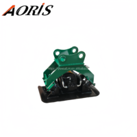 Compacteur de sol haute efficacité, plaque vibrante hydraulique pour mini-excavatrice de 2-3T