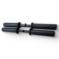 Ensemble de glisseurs métalliques pour machine Smith, accessoire de poulie de câble réglable pour rack de fitness commercial