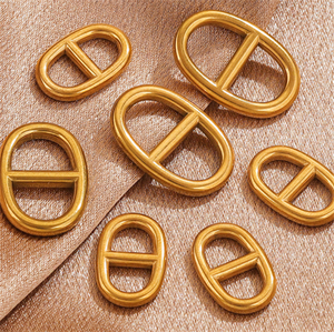 Yiwu aceon thép không gỉ dày vòng dây bình thường thương hiệu phong cách hình bầu dục trứng Nhật Bản từ hình dạng kết nối quyến rũ - Product Image 4