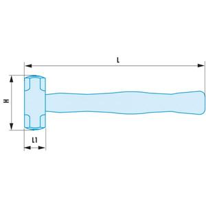FACOM - 1261H.150SR Marteaux anti-étincelles-EAN 3148518674218 MARTEAUX ET AXES ANTI-étincelles - Product Image 2