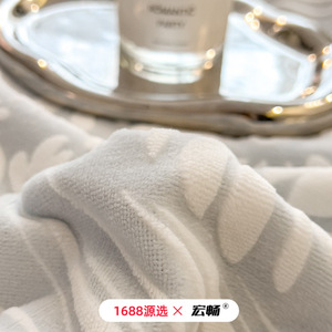 Winter Thickened Embossed Milk Fleece Four-Piece Bedding Set Double-Sided Warm Skin-Friendly Modern Style Winter Use - Product Image 2