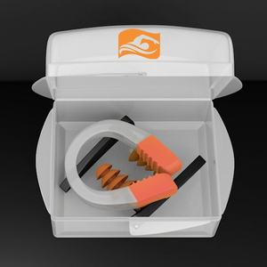 उच्च ग्रेड सिलिकॉन तैराकी नाक क्लिप और इयरप्लग के साथ इयरप्लग - Product Image 1