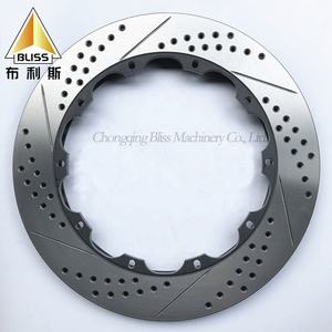 Étriers de frein automatiques 6 pistons, kits de gros freins GT6, disques de frein modifiés en carbone haute résistance, 345 mm, 355 mm, 380 mm, 405 mm - Product Image 5