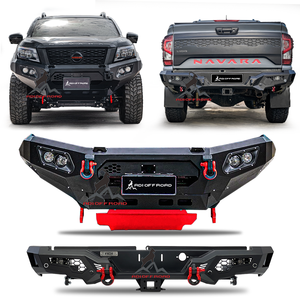 Accessoires de ramassage 4x4 de qualité de marque de première ligne BULLBAR de PARE-CHOCS AVANT en acier pour NAVARA NP300 4X-PRO FRONTINE - Product Image 1