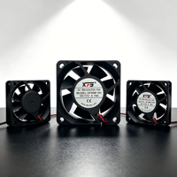 Ventilateur axial de refroidissement électrique OEM ODM XFSFAN DC de haute qualité 60x60x25mm 6025 12V 24V avec roulement à billes/huile