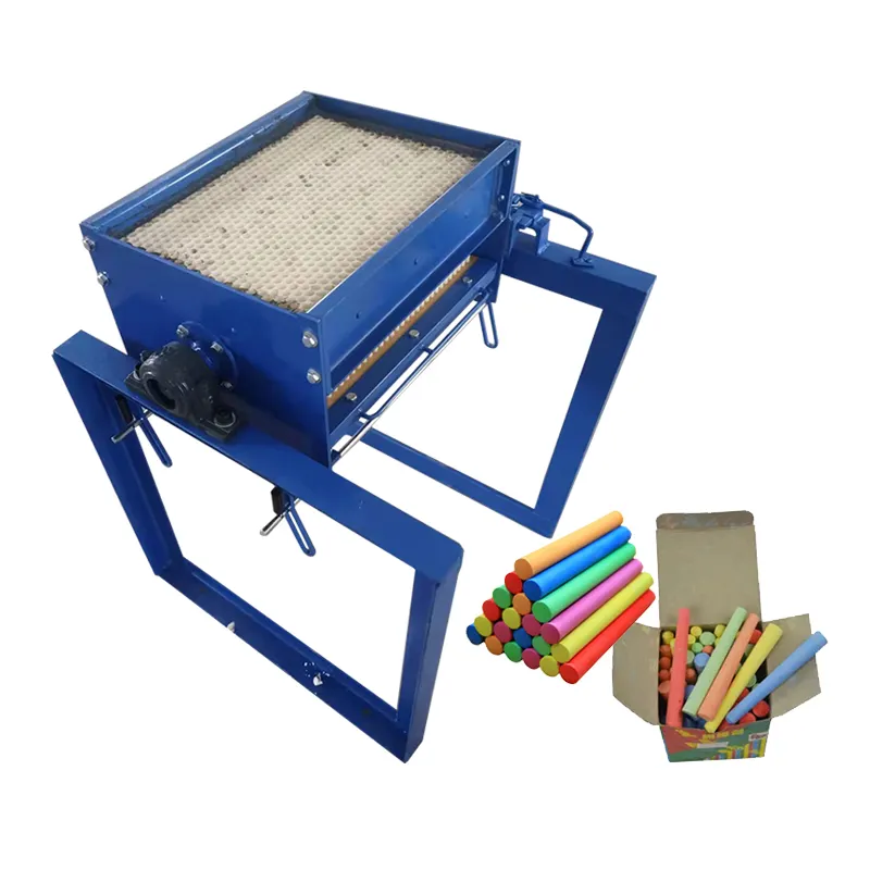 Özelleştirilmiş sabun taşı düz şekil kalıp alçı tozu okul renk tebeşir ekstruder kalıp tebeşir yapma makinesi fiyat