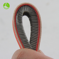 Rouleau de surfaçage métallique RT-15 pour finition textile, surface extra trempée, largeur 23 mm, hauteur 11 mm
