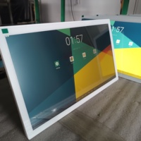 Tablet dinding Android 15.6 inci, dudukan dinding dengan POE rumah pintar layar sentuh RAM 2GB penyimpanan 32GB hitam/putih