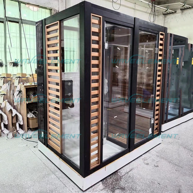New popular design 2 person indoor portable corner steam sauna room