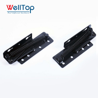 WELLTOP Neuheiten Möbel zubehör Hardware Stütz scharniere Schwarzes Sofa Kopfstütze Hebe mechanismus Feder scharnier halterung
