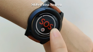 Nuevos productos innovadores EV05 SOS Colgante Detección de caídas Ritmo cardíaco BLE Reloj Alarma inteligente para personas mayores - Product Image 4