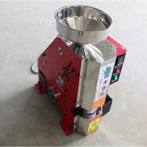 Machine à galettes de riz électrique professionnelle en acier inoxydable, sur pied, pour la préparation de snacks, avec bouton d'arrêt d'urgence - Product Image 2