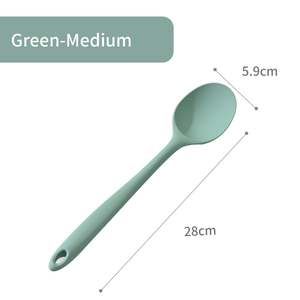 Nhà Sản Xuất Bán Buôn Nhiều Màu Silicone Nạo Đồ Dùng Salad Spoon An Toàn Đồ Dùng Nhà Bếp Thiết Lập Cho Baking Khuấy Trộn Công Cụ - Product Image 6
