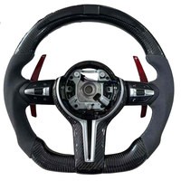 Volant de direction avec écran LED en fibre de carbone pour BMW F30 F10 F32, couleur personnalisée, style sport