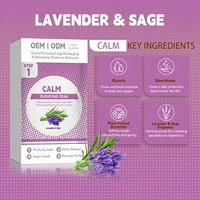Kit de pédicure professionnel 4-en-1 Lavande & Sauge – Ensemble complet de soins des pieds pour salon de manucure – Produit de soin des pieds en gros – OEM