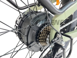 Bicicleta Eléctrica Todoterreno de 26 Pulgadas, Motor H650 de 60V/72V, Baterías Dobles, Suspensión Completa, Rápida - Product Image 5