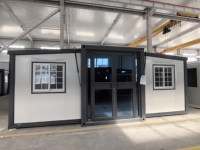 Maison conteneur préfabriquée modulaire extensible de 40 pieds pour loisirs ruraux, cueillette de fruits, manoir, salon d'accueil et unité de logement auxiliaire