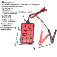 Nouvel outil de diagnostic de relais, testeur sans fil multifonction 5 postes 12V/24V OLIVER, outil de réparation automobile universel compatible avec les véhicules