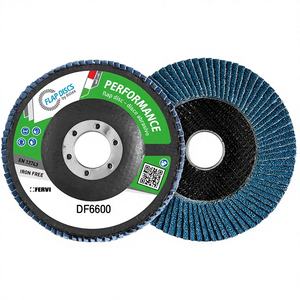 Disco de Láminas Riflex Fabricado en Italia, 125x22mm, Abrasivo de Alto Rendimiento Azul, 12250 RPM, Paquete de 10 para Lijado - Product Image 1