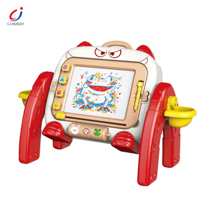 <span class=keywords><strong>Tableau</strong></span> magnétique effaçable pour enfants, accessoires de dessin et de <span class=keywords><strong>peinture</strong></span> éducatifs, jouet de dessin animé Montessori pour tout-petits - Product Image 1