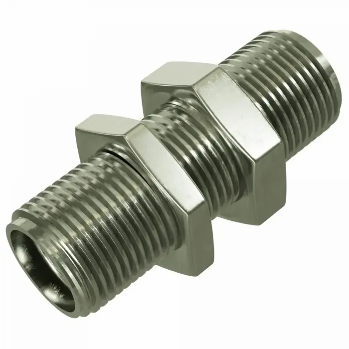 Roestvrijstalen Hydraulische Fitting Npt Buitendraad Rechte Pagode Slangconnector Waterleiding Slangvoetadapter Zeskant Nippel