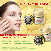 Crème Éclaircissante de Beauté Réduit les Taches Brunes Teint Clair Perles Hydratantes Anti-Taches pour le Visage