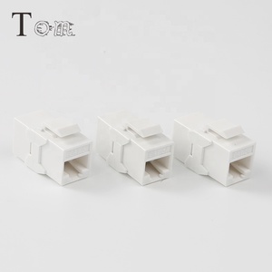 TOM-KJ-29 CAT5E/CAT6/CAT6A UTP 180 Độ Viễn Thông Giao Tiếp Nội Tuyến COUPLER KEYSTONE JACK - Product Image 2