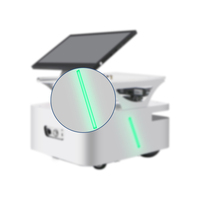 Châssis de robot à chenilles S200 avec charge utile de 60 kg, Lidar open-source, SLAM et cartographie, robot de service différentiel ROS