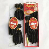 Extensions de cheveux en vrac de qualité supérieure, 6 pièces, ondulations lâches, pour tressage, sans nœuds, tissage de cheveux afro ondulés