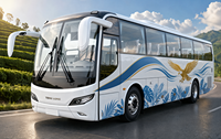 Nouveaux bus de luxe Tenglong de 10,5 mètres, diesel, Euro 3, manuels, 45 places, fabrication sur mesure, prix direct usine, personnalisation