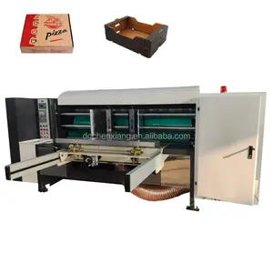Machine de découpe rotative de boîte à pizza à bord de plomb automatique Machine de découpe rotative de boîte à pizza à bord de plomb automatique