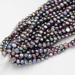 <span class=keywords><strong>Perle</strong></span> de culture d'eau douce naturelle baroque 7-8 mm, double face, trou droit, vert <span class=keywords><strong>malachite</strong></span> symphonique, noir, <span class=keywords><strong>perle</strong></span> en vrac - Product Image 5